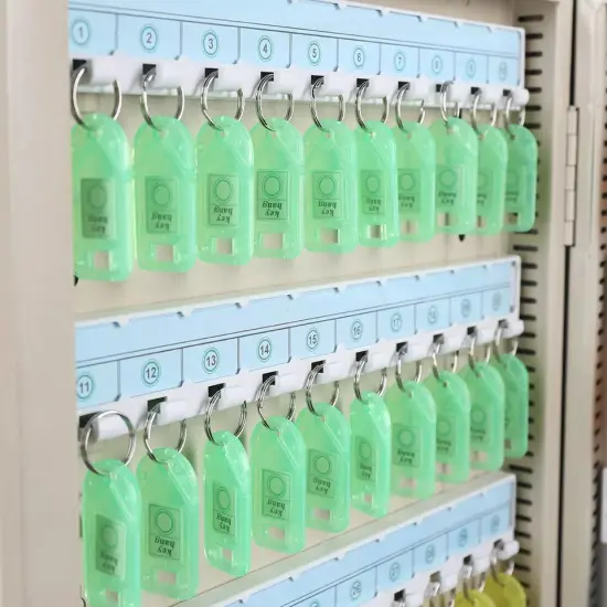 Wall Mount 80 Keys Storage Cabinet Lock Box Organizer Rack Car Dealership Holder {3}