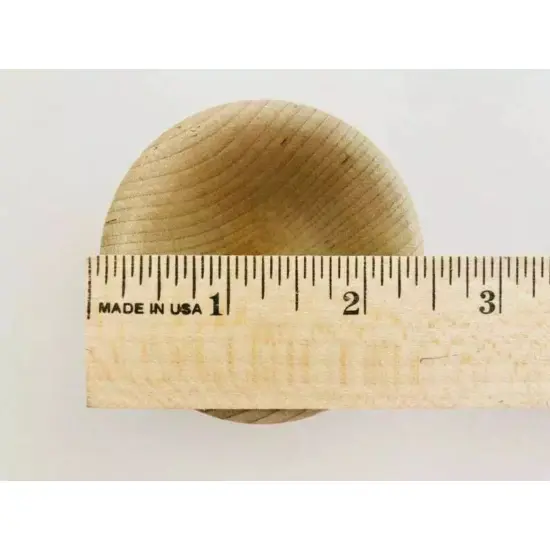 Kitcheniva 10 Pcs Unfinshed Wooden Bowls Kitchen Kids Wooden Toys Craft {3}