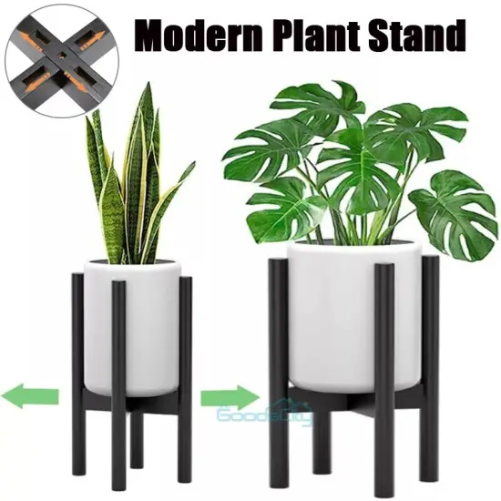 Adjustable Wood Plant Stand Flower Pot Display Holder Shelf Home Garden Balcony {4}