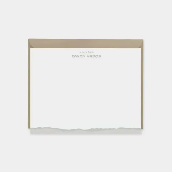 Torn Paper Edge Note Cards {1}