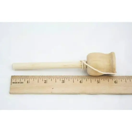 Kitcheniva Plop In The Top A Classic Ball And Cup Old Time Wooden Kids Toy Party Favors Blue {5}