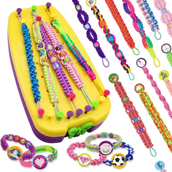 Friendship Bracelet Making Kit for Girls Jewelry Making Kit Bracelets Maker DIY Arts and Crafts for Kids Birthday Gifts Ideas {1}