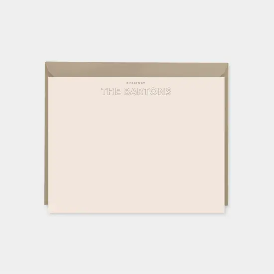 Outline Type Note Cards III {4}