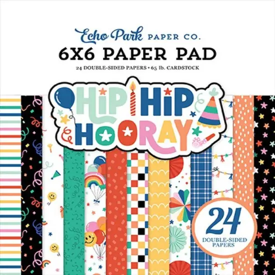 Echo Park Hip Hip Hooray 6x6 Paper Pad {1}
