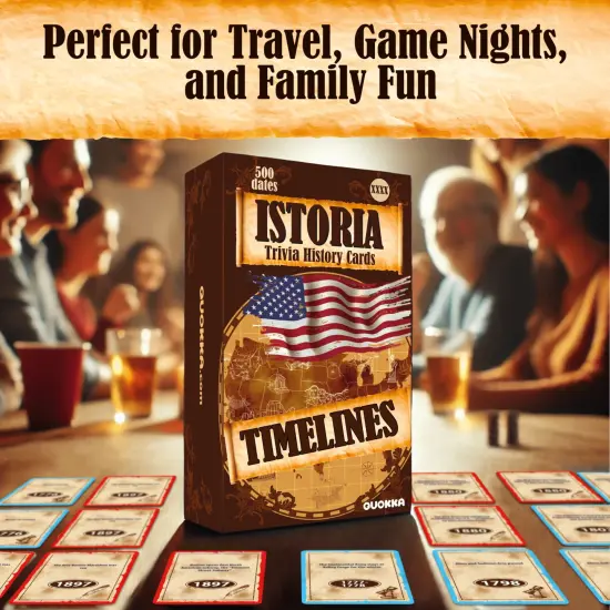 History & Personality Card Game | 500 Trivia Cards for Adults {6}