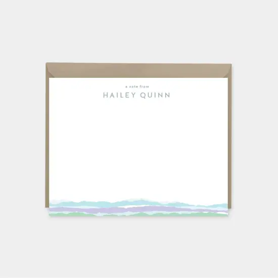 Torn Paper Note Cards XII, Custom Note {1}