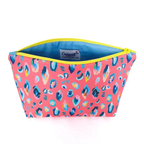 Crosscut Sewing Co.&reg; Zipper Pouch Sewing Project Kit for Beginners with Fabric, Instructions and Video Leopard {5}