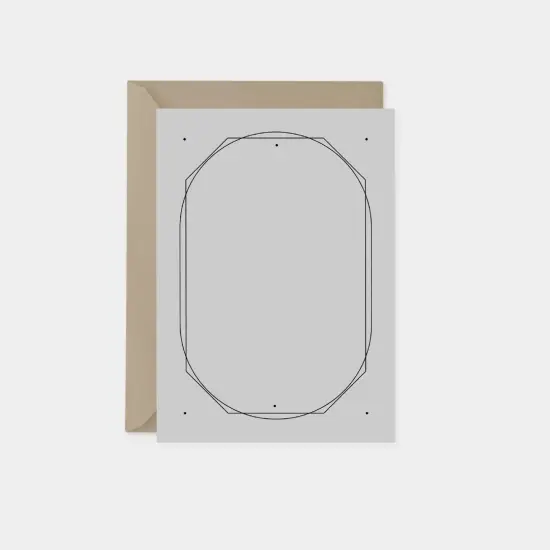 Geowire Dots Vertical Note Cards {1}