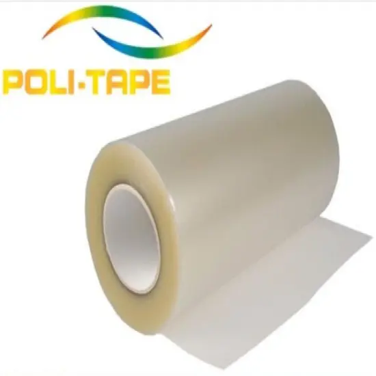 Politape POLI-TACK Craft Transfer Tape for Heat Vinyl - Iron on Clear Transfer Tape for Printable and Patterned Htv, Indoor & Outdoor Adhesive Vinyl - Reusable Up to 5 Times, Medium Tack (20" x 30 Yds) (50 Cms X 27 Mts) 854 {1}
