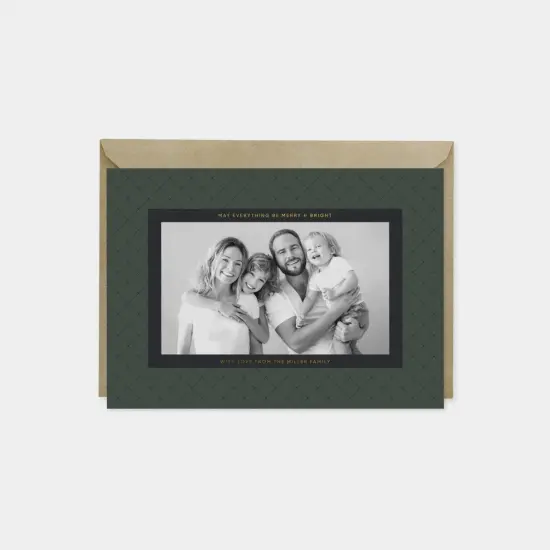 Holiday Photo Card, Elegant Photo Card {3}