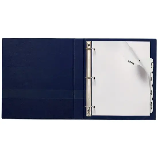 Avery Big Tab Printable Large White Label Dividers, 5-Tab with Easy Peel Labels, Dividers for 3 Ring Binders, 20 Sets (14440) {4}