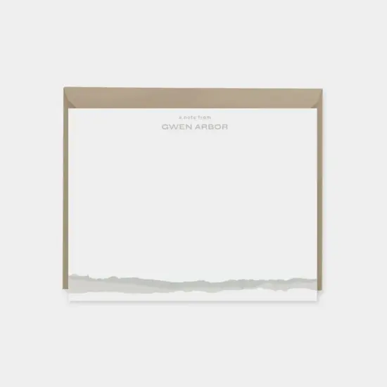 Torn Paper Note Cards,Custom Note {1}