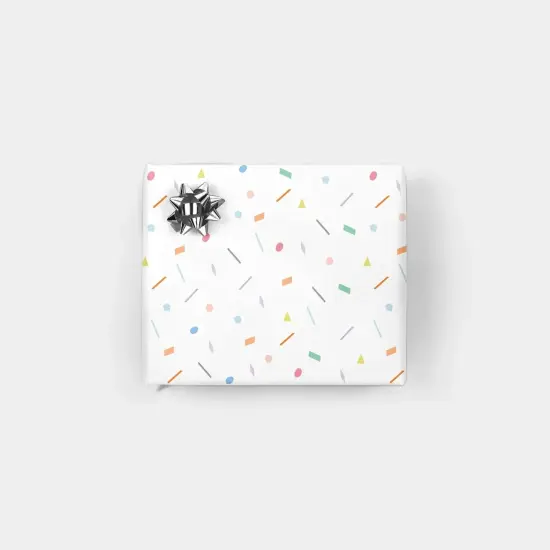 Colorful Confetti Pattern Gift Wrap {1}