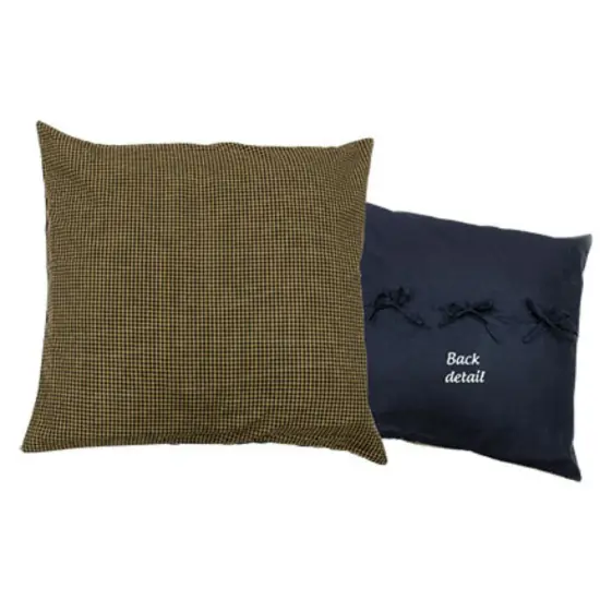 26" Delaware Check Euro Sham (1PC) {1}