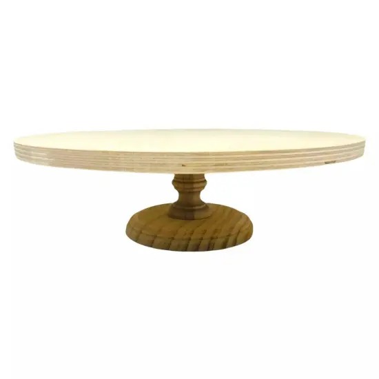 Kitcheniva Unfinished Different Style Cake Stands Wood Rustic Cake Stand Baking {2}