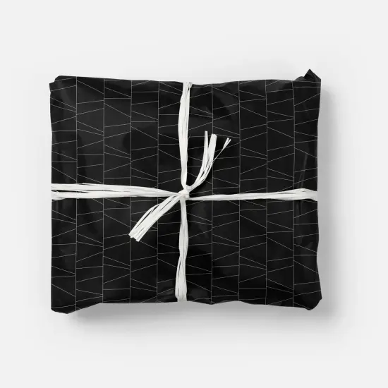 Black Geowire Gift Wrap XII {1}