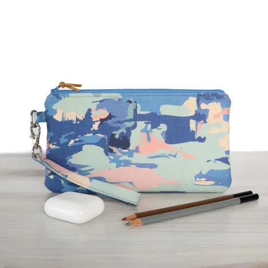 Crosscut Sewing Co.&reg; Wristlet Sewing Kit - Beginner Sewing Project Kit Abstract cloud {5}