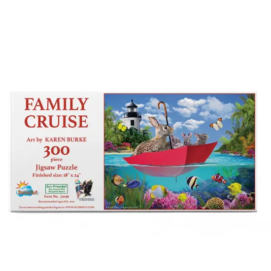 Sunsout Family Cruise 300 pc Jigsaw Puzzle 72036 {3}