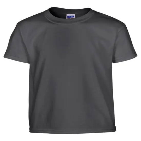 Gildan® Youth Heavy Cotton Crew Neck Short Sleeve T-Shirt DARK HEATHER {1}