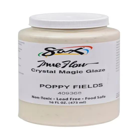 Sax Crystal Magic Glaze, Poppy Fields, 1 Pint {4}