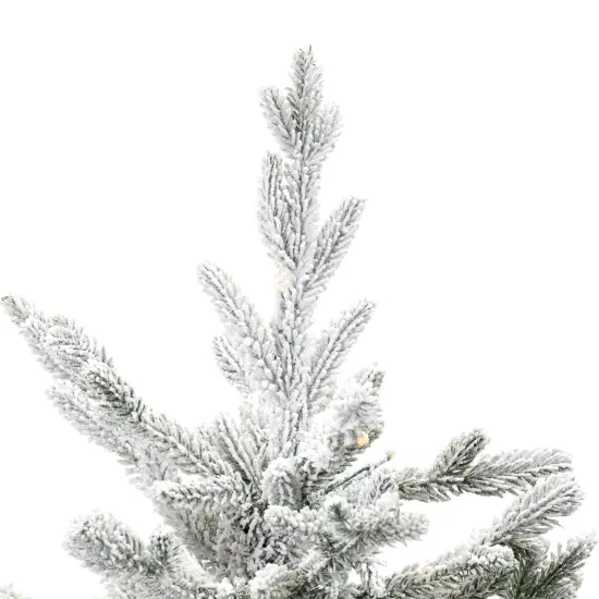 Northlight Real Touch&trade; Pre-Lit B/O Tamarack Pine Artificial Christmas Tree with Burlap - 2' Warm White LED Green {4}