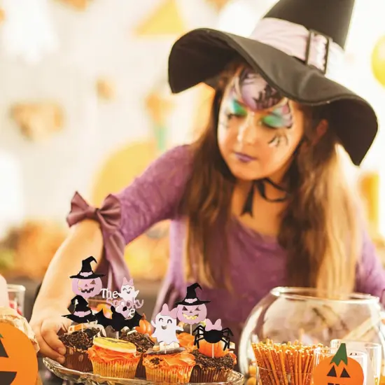 Spooky One Halloween Cupcake Toppers {6}