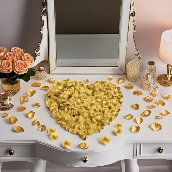 Fake Roses Petal Faux Flowers {5}