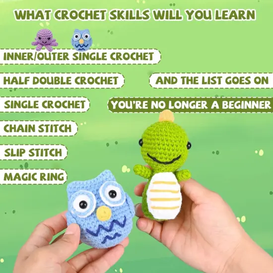 2025 Upgraded Animal Crochet Kit {4}