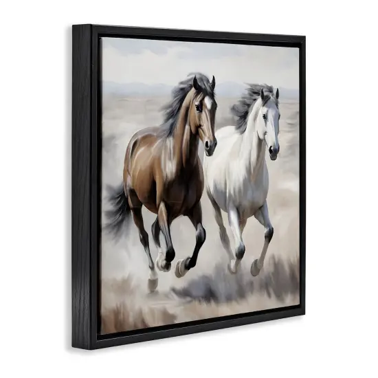 Stupell Industries Wild Run Horse Pair Floating Frame By Kim Allen {9}