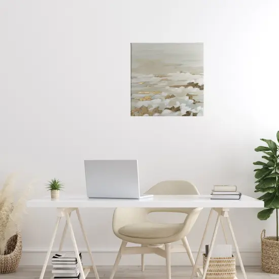 Stupell Industries Gilded Surf Abstract Waves Canvas, design by June Erica Vess {2}