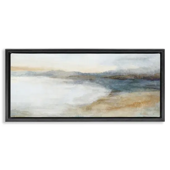 Stupell Industries Coastal Warmth Abstraction Floating Frame, design by Hannah Dawson {1}