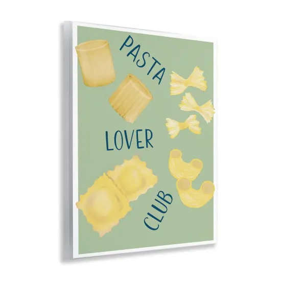 Stupell Industries Minimal Pasta Lover Club Wall Plaque, design by Robin Maria {3}