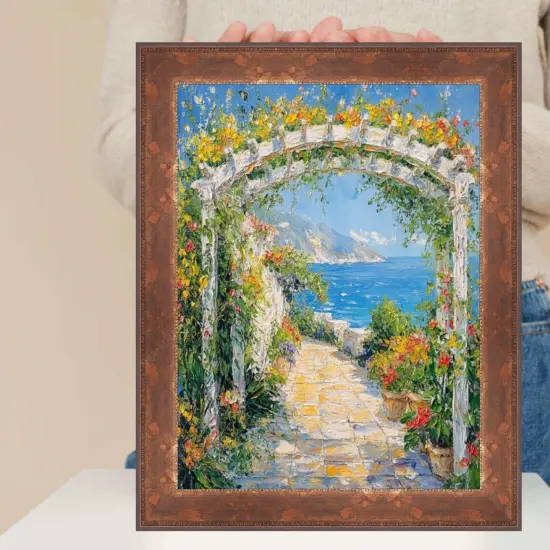 Rust Patina Bronze Gold Black Picture Frame 30x30 frame {1}