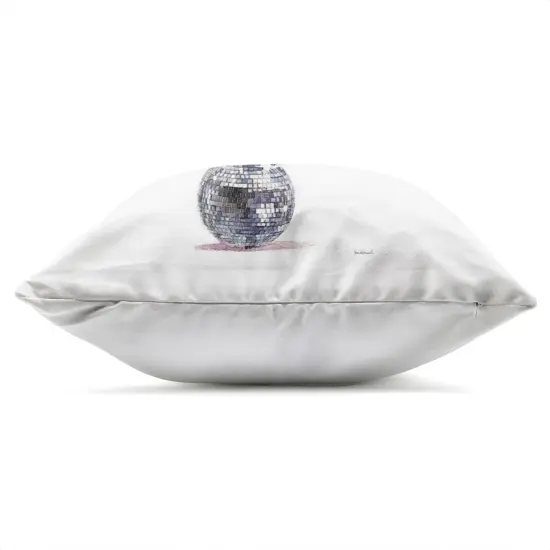 Stupell Industries Elephant on Disco Ball Outdoor Printed Pillow design by Amanda Greenwood, 18 x 7 x 18 {3}