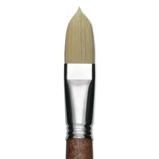 Escoda Futura Synthetic Bristle Brush - Series 5418, Long Filbert, Size 22, Long Handle {1}