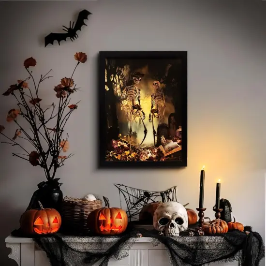 Lighted Halloween Wall Decor {2}