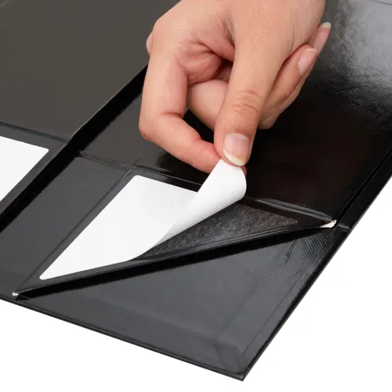 6 Pack Magnetic Gift Boxes with Lids, 9.5 x 7 x 4 Inches for Birthday, Wedding, Groomsman and Bridesmaid Proposal Box (Gloss Black) {5}