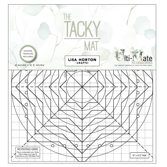 Lisa Horton Crafts The Tacky Mat-9"X9.5" {1}