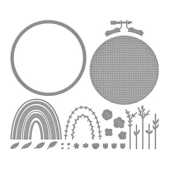 Spellbinders Etched Dies By Nichol Spohr-Gathering Stitches {3}