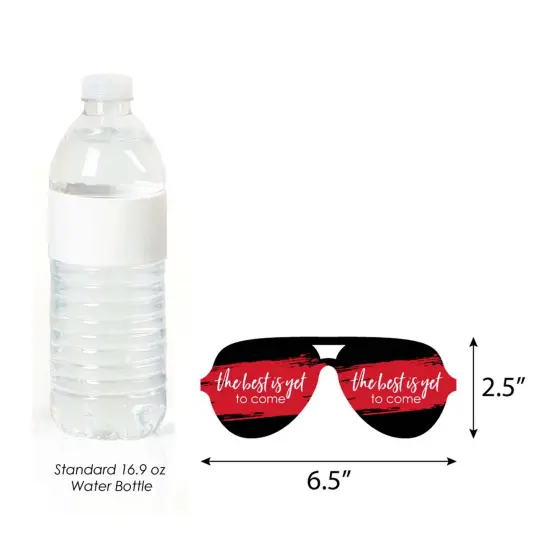 Big Dot of Happiness 2025 Red Graduation Glasses - Paper Card Stock Party Photo Booth Props Kit - 10 Count {7}