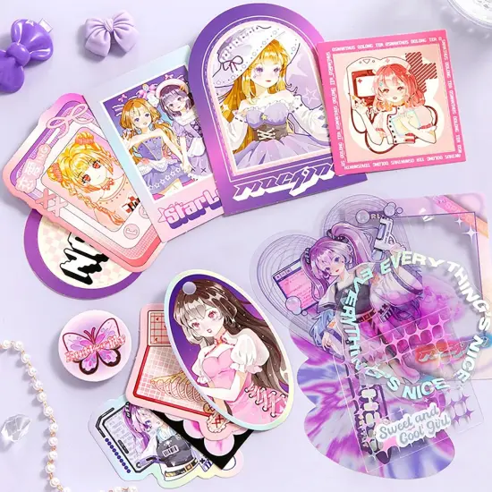 Scrapbook Kit for Girls - Purple {4}