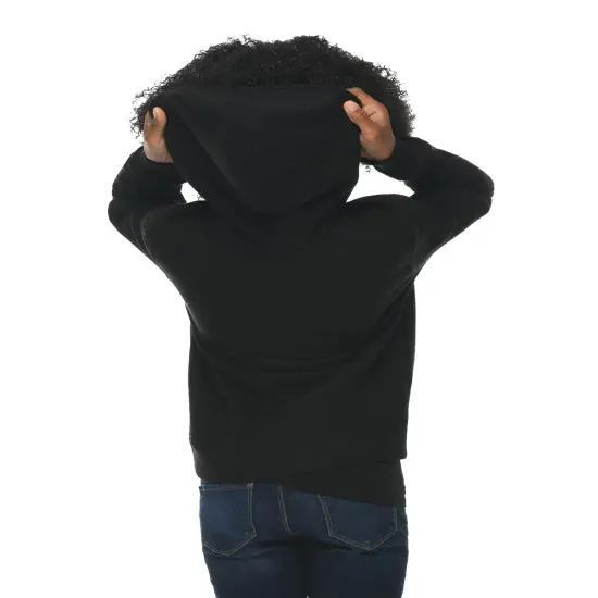 Lane Seven&reg; Youth Premium Pullover Hooded Sweatshirt BLACK {2}