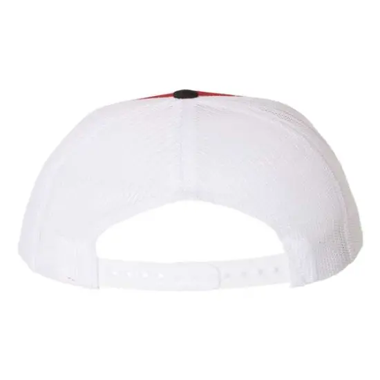 Richardson&reg; Snapback Trucker Cap R White/ Black {2}