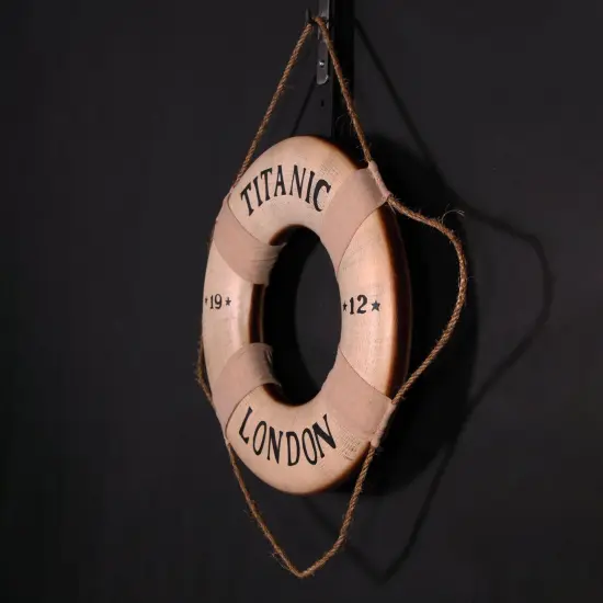 Titanic Life Saver Wall Decor Statue {4}