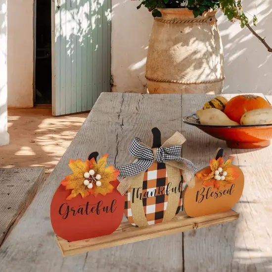 Fall Decorations for Home, Rustic Fall Tabletop Counter Decor {2}