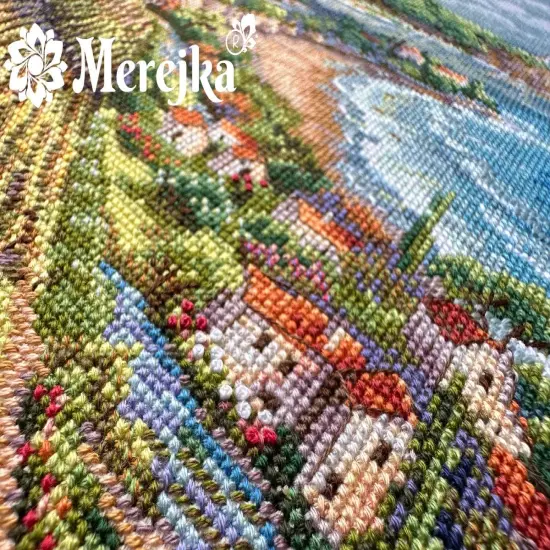 Coastline View K-226 Counted Cross-Stitch Kit {5}