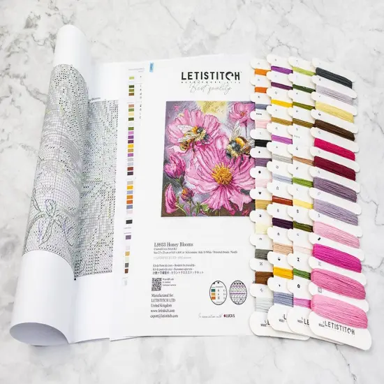 Honey Blooms L9933 Counted Cross Stitch Kit {5}