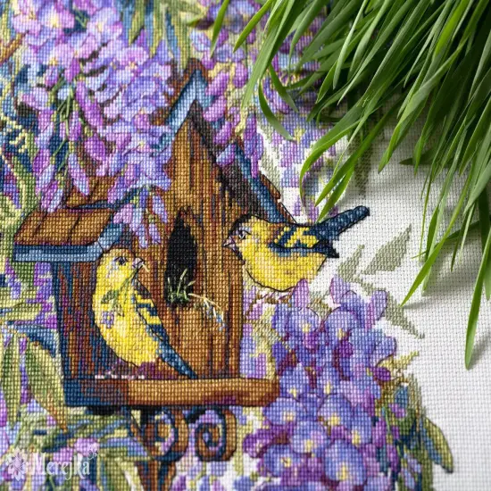 Wisteria K-137 Counted Cross-Stitch Kit {2}