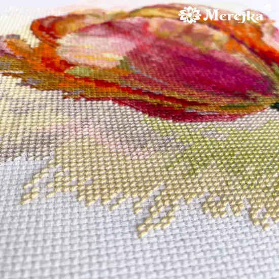 Parrot Tulip K-248 Counted Cross-Stitch Kit {5}