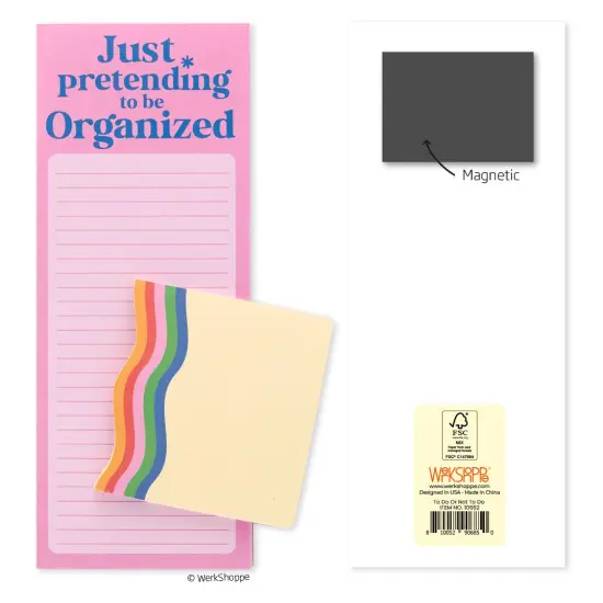 To Do Or Not To Do Magnetic Pad Set, To Do List and Grocery List Notepad {4}